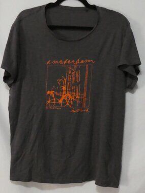 Vintage 90s B&C COLLECTION  Mark Raven Amsterdam Holland Art T-Shirt - large